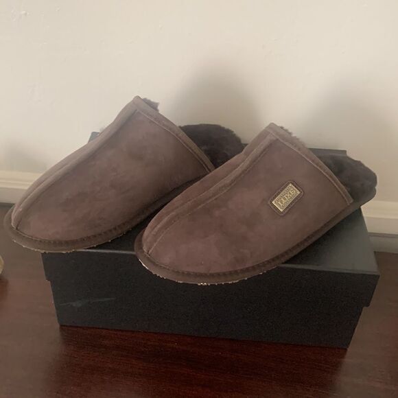 Australia luxe Collective soft genuine shearling scuff sleeper size M, new - Picture 5 of 12